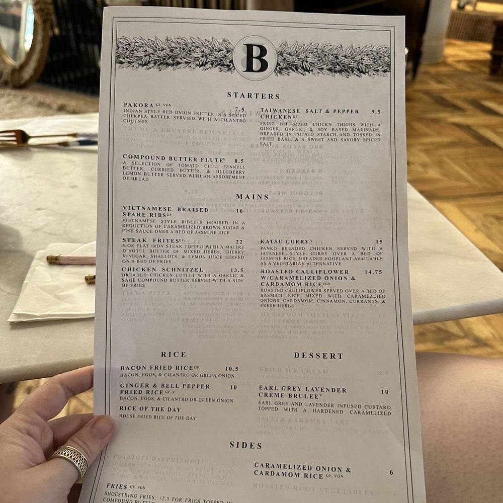 Menu Menu