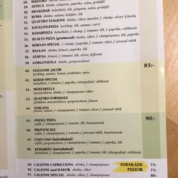 Pizzahörnan - Menu (3/4)