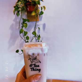 A Tea Thing - Oat cream milk - with jasmine tea my favorite! - Coffee & Tea Near Me - Reseda, California A Tea Thing - Oat cream milk - with jasmine tea my favorite! - Coffee & Tea Near Me - Reseda, California