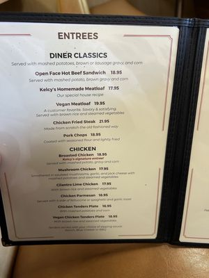 Menu photo 1 Kelcy's Restaurant Tehachapi, CA