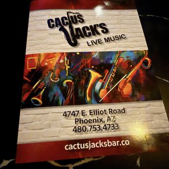 Cactus Jack's - Menu - Bars Near Me - Phoenix, Arizona Cactus Jack's - Menu - Bars Near Me - Phoenix, Arizona