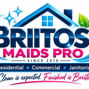 Briitos Maid Pro - our New 2026 Logo - Home Cleaning Near Me - Gaithersburg, Maryland Briitos Maid Pro - our New 2026 Logo - Home Cleaning Near Me - Gaithersburg, Maryland