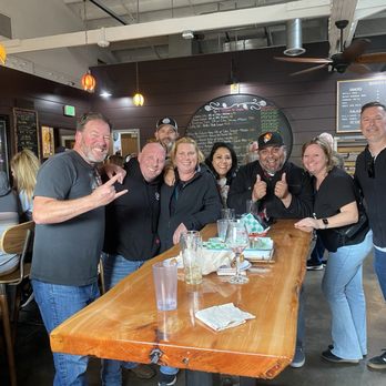 Brew Cruz - Beer Cruz stop with our crew and Tom, our driver and guide - Beer Tours Near Me - Santa Cruz, California