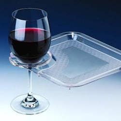 Simply DiVine - Smart plate & wine holder combo