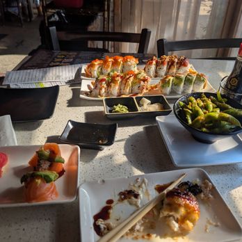 Sushi Asahi - Spicy edamame, Jen Jen, Silver Zen, Luv Luv, Super Mexican, Stuffed Tomato - Sushi Bars Near Me - Riverside, California Sushi Asahi - Spicy edamame, Jen Jen, Silver Zen, Luv Luv, Super Mexican, Stuffed Tomato - Sushi Bars Near Me - Riverside, California