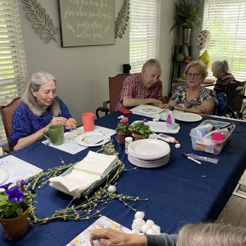 The Collinfield House - Craft Time! - Assisted Living Facilities Near Me - Austin, Texas