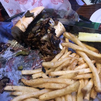 Bubba's 33 - Philly cheese steak sandwich and fries - American Near Me - Peoria, Arizona