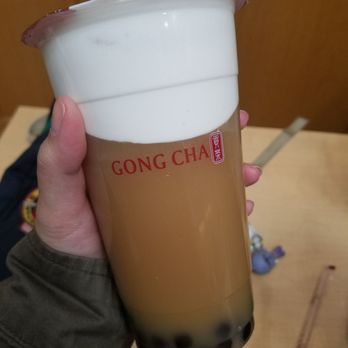 Gong Cha - Milk foam wintermelon with boba - Bubble Tea Near Me - Boston, Massachusetts Gong Cha - Milk foam wintermelon with boba - Bubble Tea Near Me - Boston, Massachusetts