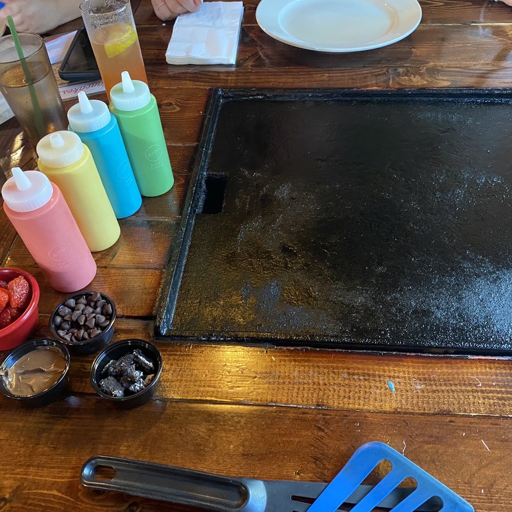 Backwater - Griddle with 4 color batter - Breakfast & Brunch Near Me - Melbourne, Florida Backwater - Griddle with 4 color batter - Breakfast & Brunch Near Me - Melbourne, Florida
