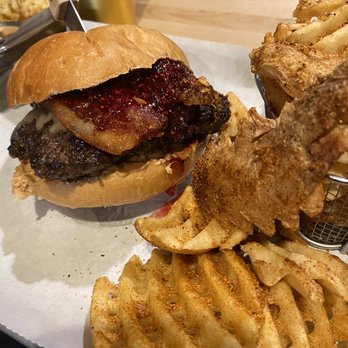 Backdoor BRGR - This burger was fantastic!! New favorite burger for sure!! - Burgers Near Me - Provo, Utah