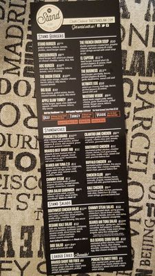 Menu photo 7 The Stand - American Classics Redefined Pasadena, CA