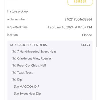 Huey Magoo's Chicken Tenders - Ocoee - The price on 02/18/24 - Chicken Shop Near Me - Ocoee, Florida Huey Magoo's Chicken Tenders - Ocoee - The price on 02/18/24 - Chicken Shop Near Me - Ocoee, Florida