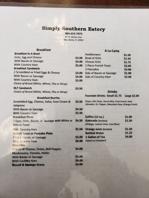 Menu photo 5 Simply Southern Eatery Macclenny, FL Menu photo 5 Simply Southern Eatery Macclenny, FL