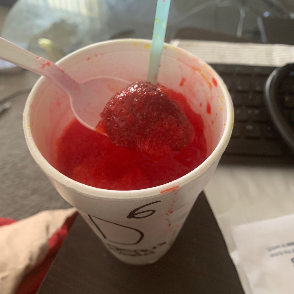 Sweet Thangs by NOLASIPS - Froot Orleans with only strawberry cause that's the only fruit they had . - Shaved Ice Near Me - New Orleans, Louisiana Sweet Thangs by NOLASIPS - Froot Orleans with only strawberry cause that's the only fruit they had . - Shaved Ice Near Me - New Orleans, Louisiana