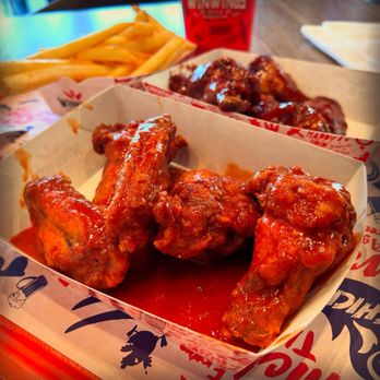 Win Wings - And the world don't stop Every time that you call  10 piece Hot Buffalo  & BBQ wing combo from #WinWings - Chicken Wings Near Me - Montclair, California
