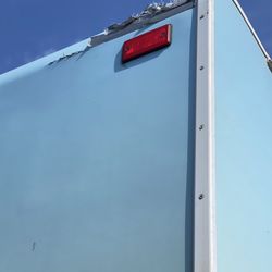 Cruise America - Damaged RV repaired by Cruise America rental with Duct tape