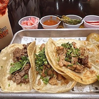 Donde Los Tacos - Chicken & Steak Tacos and a Margarita - Mexican Near Me - Dallas, Texas