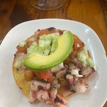 El Colera - Octopus tostada de camaron - Seafood Near Me - Puerto Vallarta, JAL