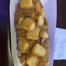 A potato Korean corn dog A potato Korean corn dog