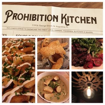 Prohibition Kitchen - Eat-up! The portions are quite generous! - Bars Near Me - St. Augustine, Florida Prohibition Kitchen - Eat-up! The portions are quite generous! - Bars Near Me - St. Augustine, Florida