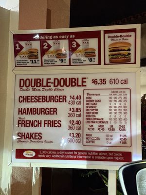 Menu photo 1 In-N-Out Burger Chula Vista, CA Menu photo 1 In-N-Out Burger Chula Vista, CA