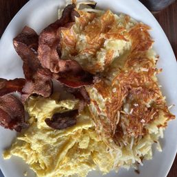 Crispy Bacon and Eggs