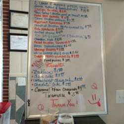 Rafael's Italian Restaurant - Secondary menu, August 2016