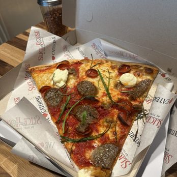 Slice House by Tony Gemignani - Wise Guy. Pretty good. - Pizza Near Me - Milpitas, California Slice House by Tony Gemignani - Wise Guy. Pretty good. - Pizza Near Me - Milpitas, California