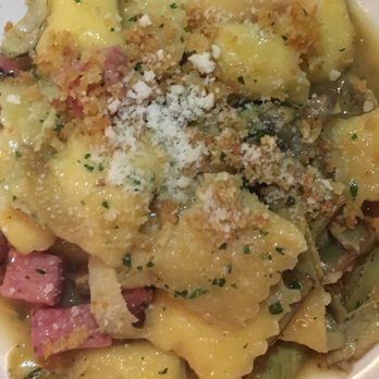 Creekwood - Agnolotti dal plin. Phenomenal. Fresh filled pasta topped with delicious toasted breadcrumbs. - Italian Near Me - Berkeley, California