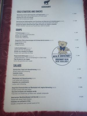 Menu photo 6 Bärenwirt Salzburg, 5 Menu photo 6 Bärenwirt Salzburg, 5
