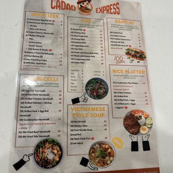 Cadao Express - Menu - Vietnamese Near Me - Richfield, Minnesota Cadao Express - Menu - Vietnamese Near Me - Richfield, Minnesota