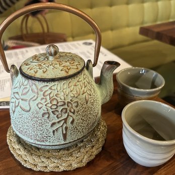 Hanuman Thai Eatery - peach blossom hot tea - Thai Near Me - Costa Mesa, California