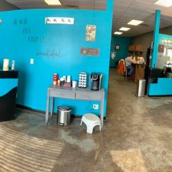 MT Styling Co Salon and Spa - view of the new paint and decor