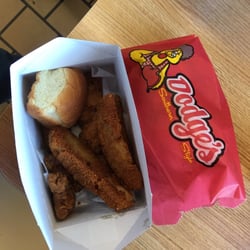 Dodge's Southern Style - Fried chicken wings. Bone-in. Yum!