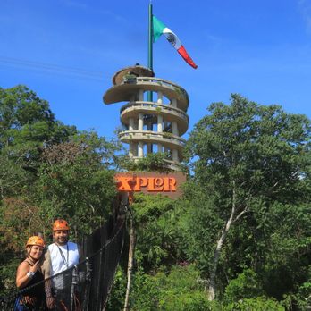 Xplor Park - The highest zipline. Walking was a mission. Lol - Amusement Parks Near Me - Playa del Carmen, ROO Xplor Park - The highest zipline. Walking was a mission. Lol - Amusement Parks Near Me - Playa del Carmen, ROO