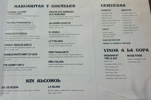 Menu photo 3 Las Casuelas Terraza Palm Springs, CA Menu photo 3 Las Casuelas Terraza Palm Springs, CA