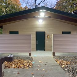 Kickapoo State Park - Shower house.