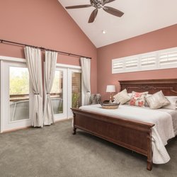 River Valley Blinds Shades and Shutters - Plantation Shutters above bed