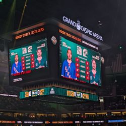 Grand Casino Arena - Mats Zuccarello hit 500 career assists.