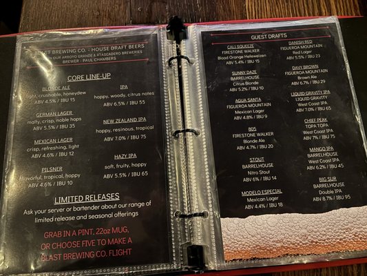 Menu photo 8 Blast & Brew Pismo Beach, CA Menu photo 8 Blast & Brew Pismo Beach, CA
