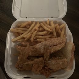 Snapper and wings combo Snapper and wings combo