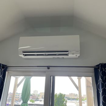 Arzet Heating & Air Conditioning - These Mitsubishi mini-split units have a sleek design. Our clients are always happy with their aesthetically pleasing design. - Heating & Air Conditioning/HVAC Near Me - Chicago, Illinois Arzet Heating & Air Conditioning - These Mitsubishi mini-split units have a sleek design. Our clients are always happy with their aesthetically pleasing design. - Heating & Air Conditioning/HVAC Near Me - Chicago, Illinois