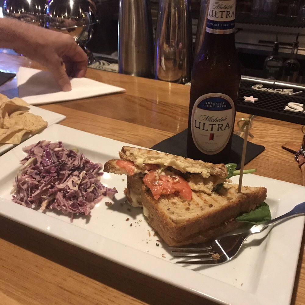 The Bricks - Supreme grilled cheese and Asian slaw - Bars Near Me - Tampa, Florida The Bricks - Supreme grilled cheese and Asian slaw - Bars Near Me - Tampa, Florida