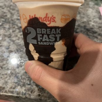 Wendy's - Thin Mints Chocolate Frosty - Fast Food Near Me - Waltham, Massachusetts Wendy's - Thin Mints Chocolate Frosty - Fast Food Near Me - Waltham, Massachusetts