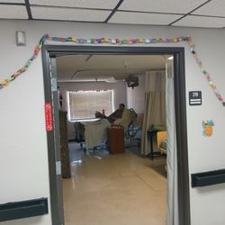 Desert Peak Care Center - My room from the hall lookin in with me in my bed