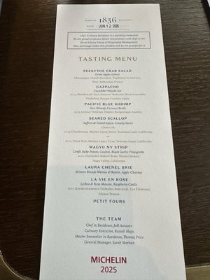 Menu photo 1 1856 - Culinary Residence Auburn, AL