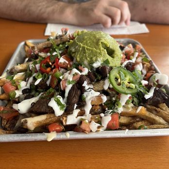 Tacocat - Carne Asada fries! Literally so delicious and we were so excited to find them here. - Tacos Near Me - Augusta, Georgia