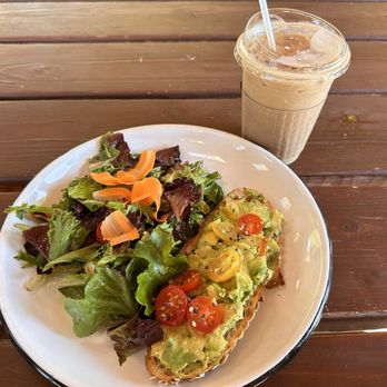 Earthbound Farm Stand - Avo toast, salad & latte=DEEELISSH - Organic Stores Near Me - Carmel, California