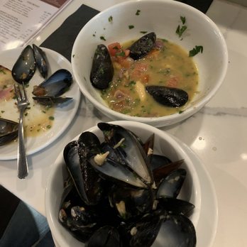Carbone's Prime - Mussels (mostly eaten already... oops!) - Steakhouses Near Me - Rocky Hill, Connecticut