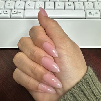 The Nail Studio - Colored acrylic power #15 and top coat. The color was so perfect a top coat is all it needed. - Nail Salons Near Me - Riverside, California The Nail Studio - Colored acrylic power #15 and top coat. The color was so perfect a top coat is all it needed. - Nail Salons Near Me - Riverside, California